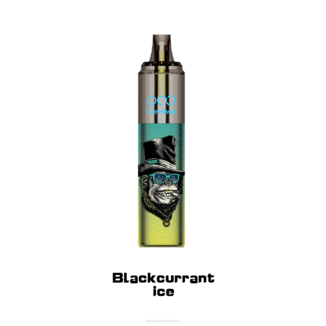 hielo de grosella negra LAVIE OCO carnaval 10000 bocanadas 424J348 | Lavie Vape Price