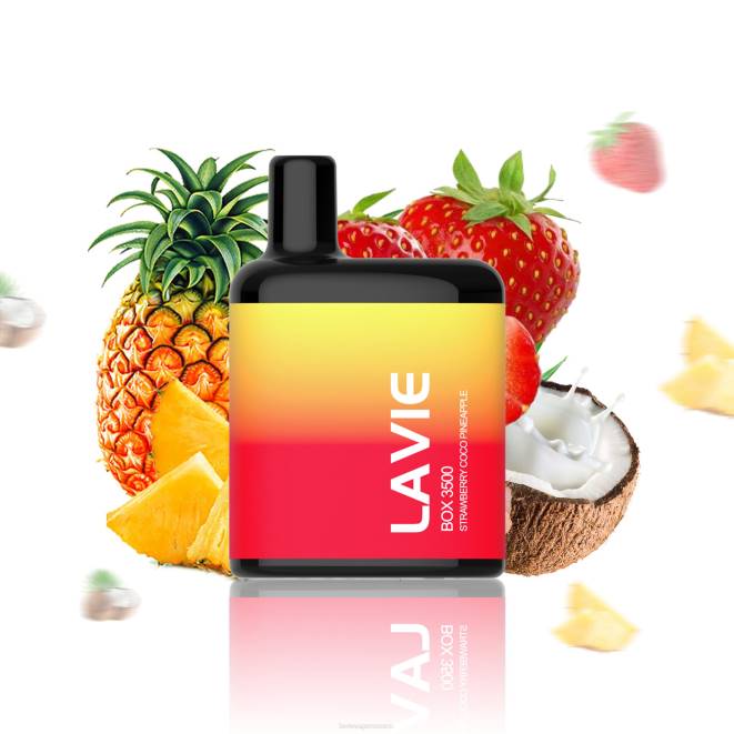 fresa coco piña LAVIE BOX 3500 bocanadas 424J207 | Lavie Vape Sabor