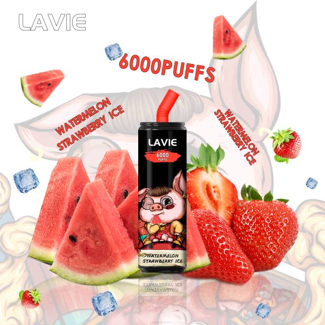 sandia fresa hielo LAVIE Coke BAR 6000 bocanadas 424J267 | Lavie Vape México