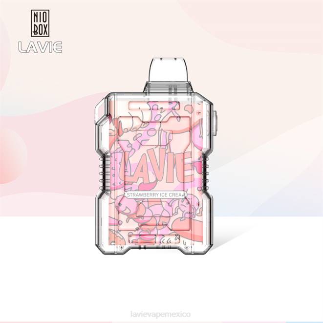 helado de fresa LAVIE NIO BOX 9000 bocanadas 424J196 | Lavie Vape